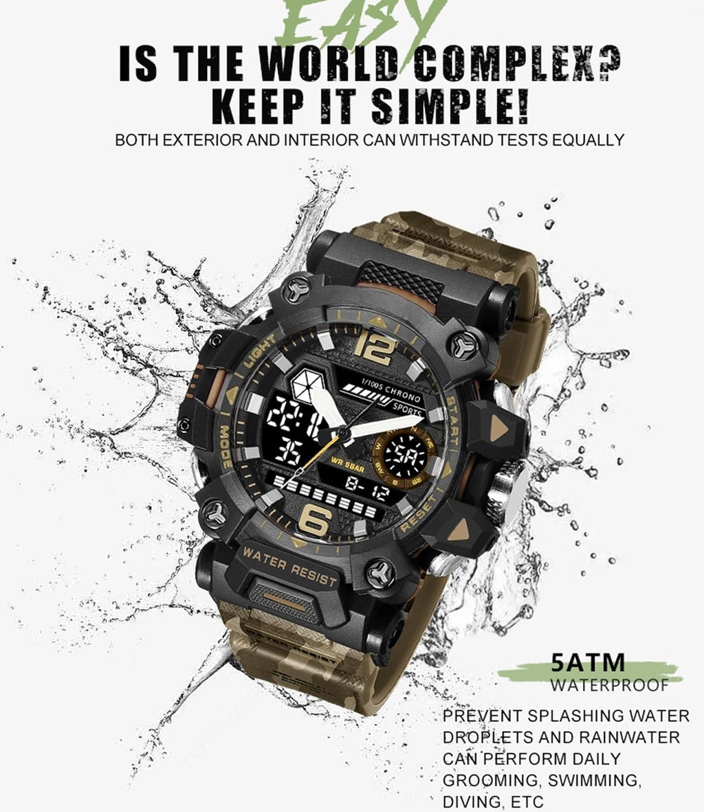 Water Resistant LED Digital Wrist Watch T508620