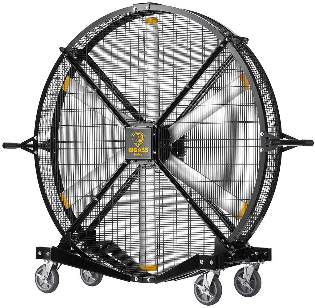 Black 6' Indoor/Outdoor Mobile Fan with Wheels U550503