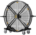 Black 6' Indoor/Outdoor Mobile Fan with Wheels U550503