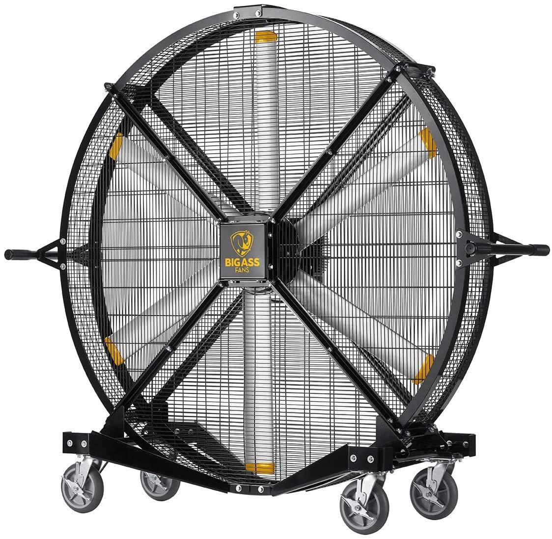 Black 6' Indoor/Outdoor Mobile Fan with Wheels U550503