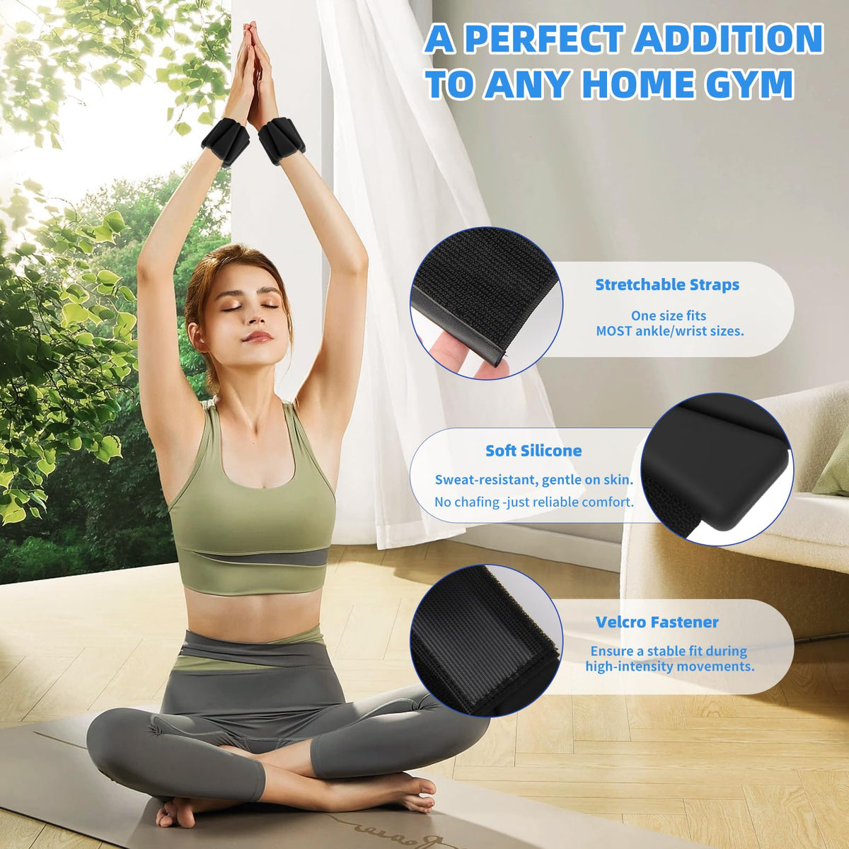 Ankle Weights 4 LBS Pair M22011