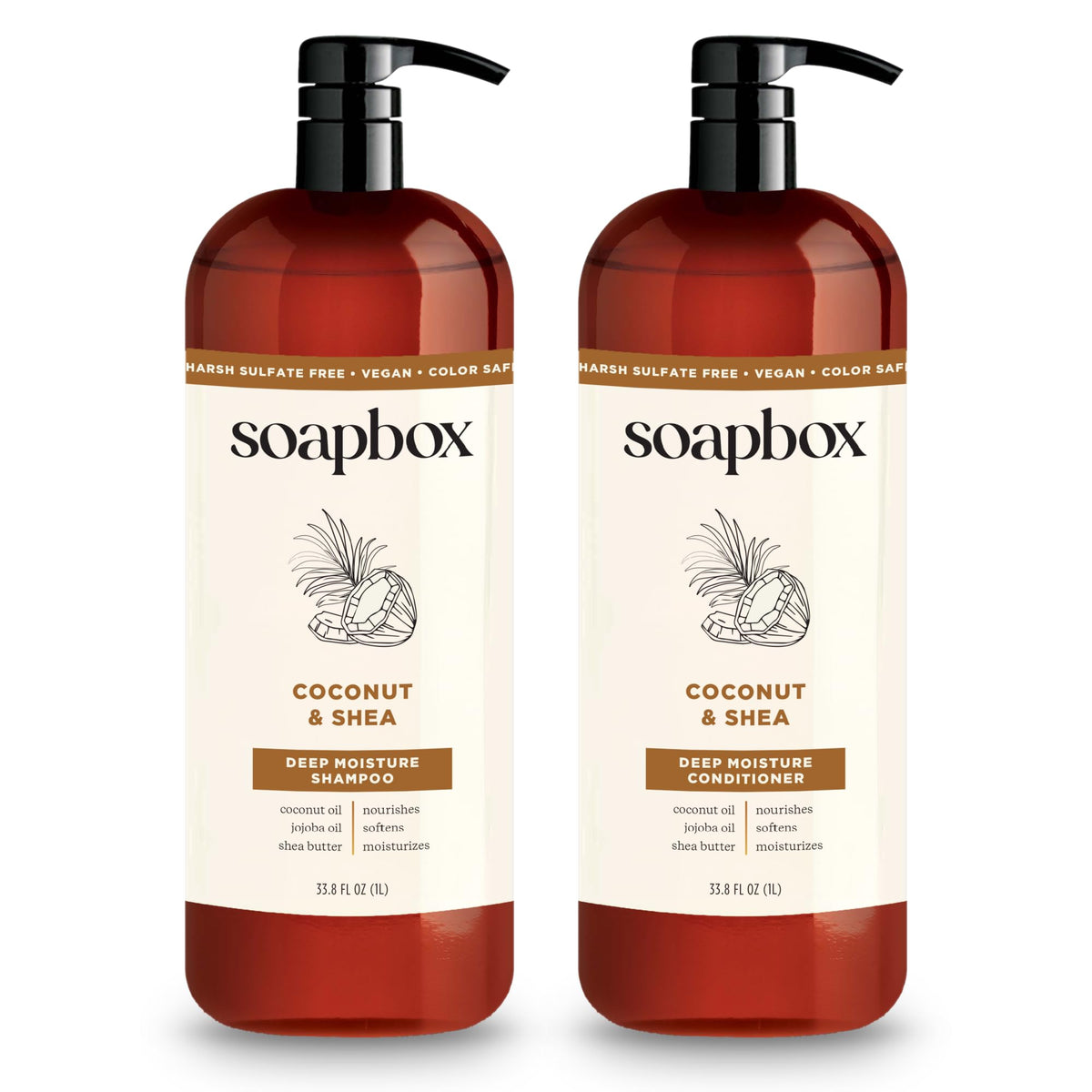 Coconut & Shea Shampoo & Conditioner Set H9915