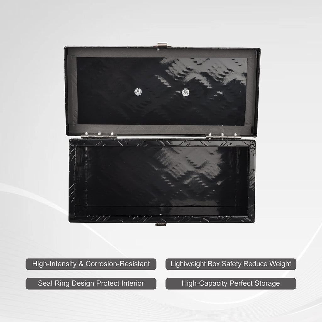 16 Inch Aluminum Truck Bed Tool Box Black L900401