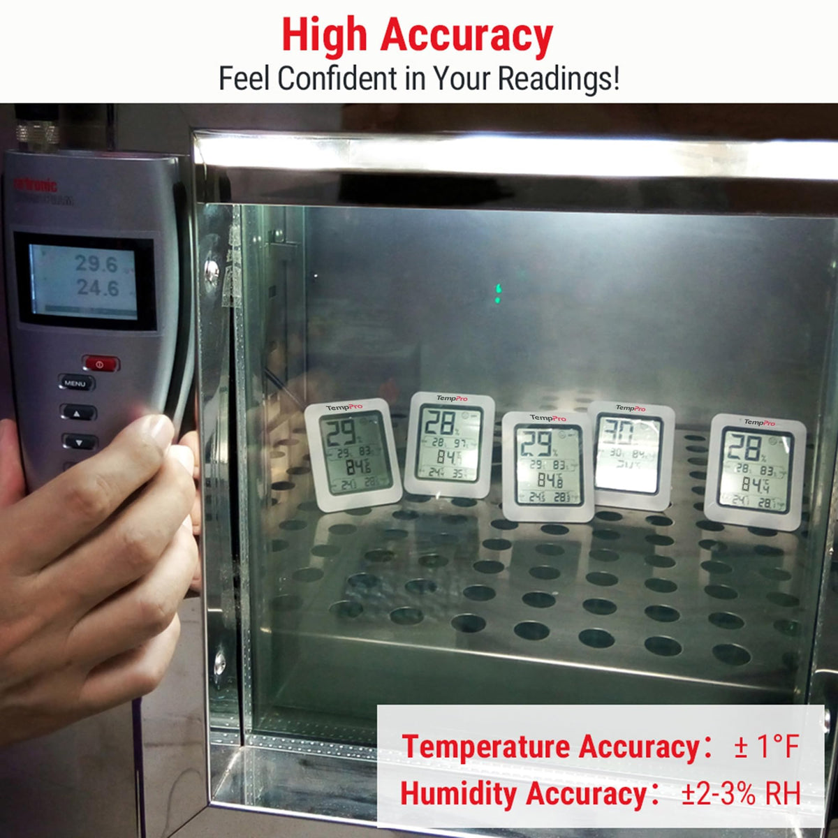 Digital Hygrometer Indoor Thermometer O624