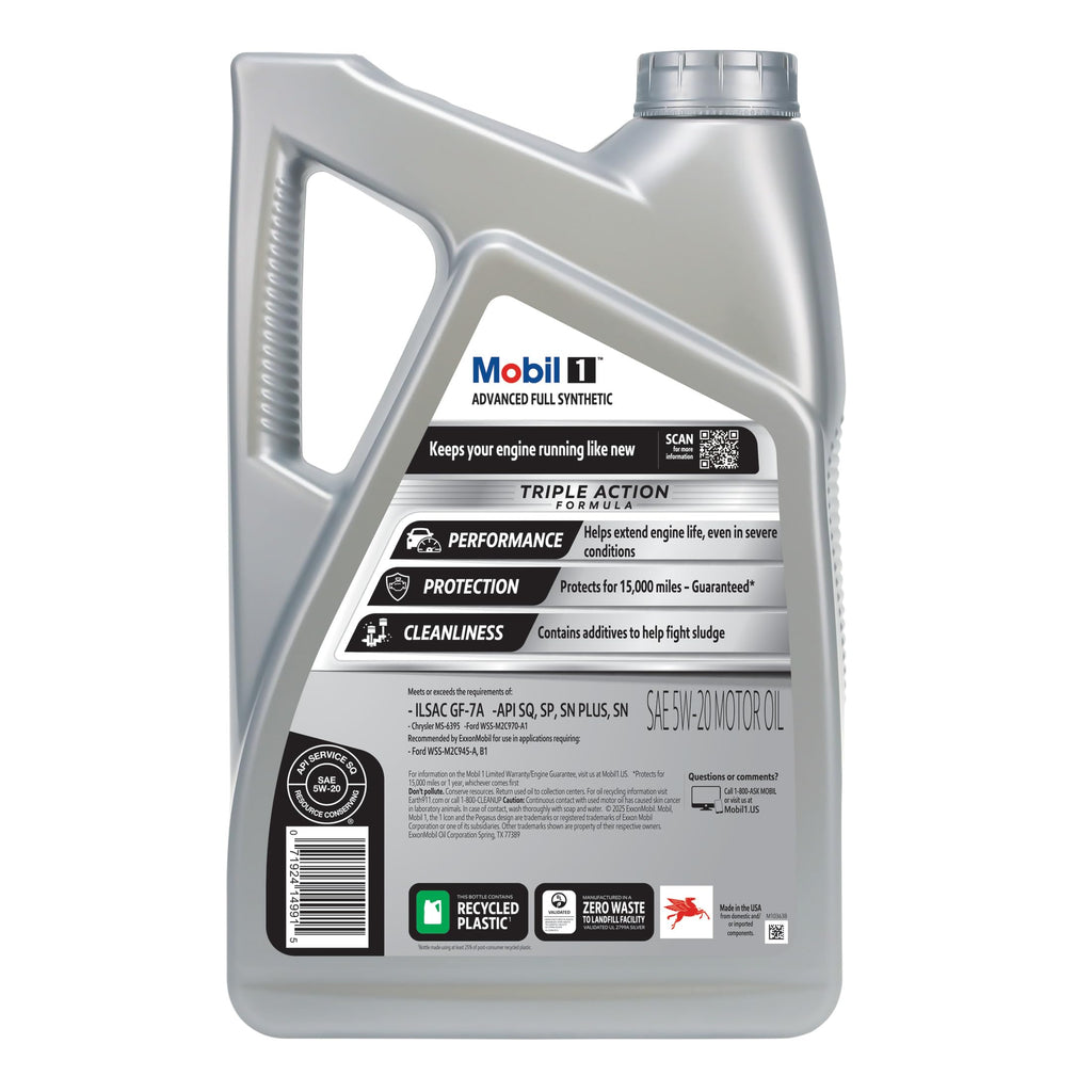 Full Synthetic 5W-20 Motor Oil 5 Quart X843121