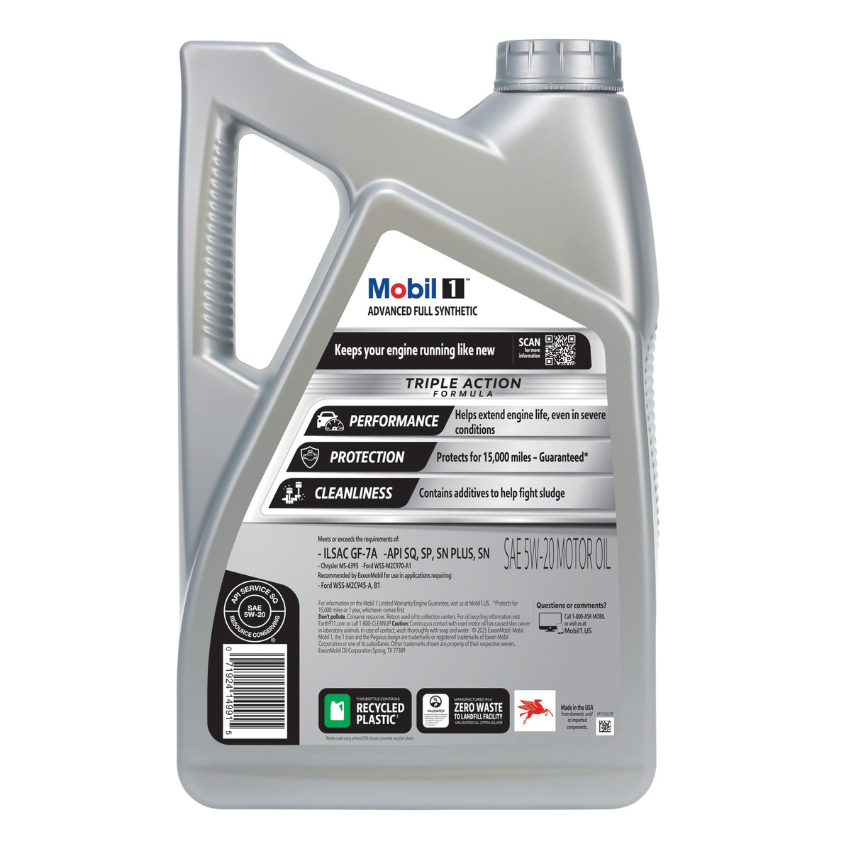 Full Synthetic 5W-20 Motor Oil 5 Quart X843121