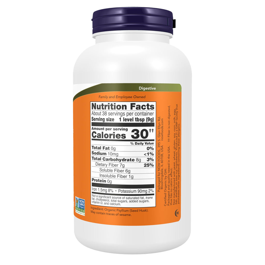 Organic Psyllium Husk Powder 12 oz P26421