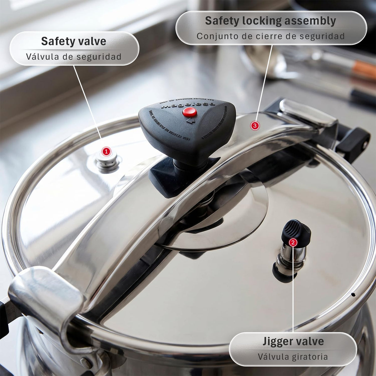 23.2-Quart Aluminum Pressure Cooker F631