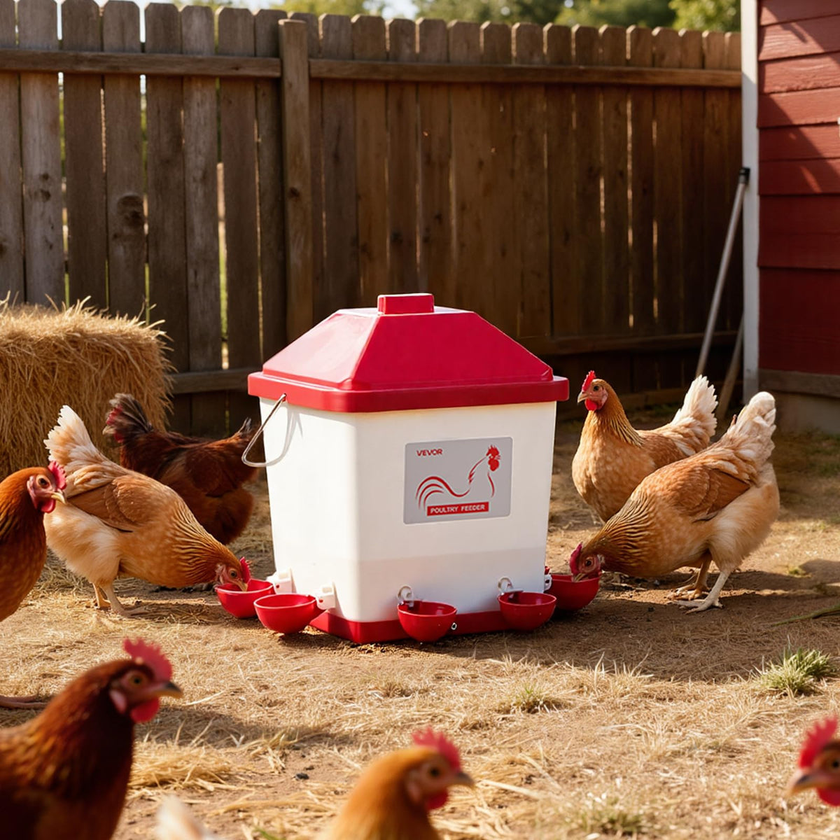 5 Gallon Automatic Chicken Waterer with 6 Water Ports I878082