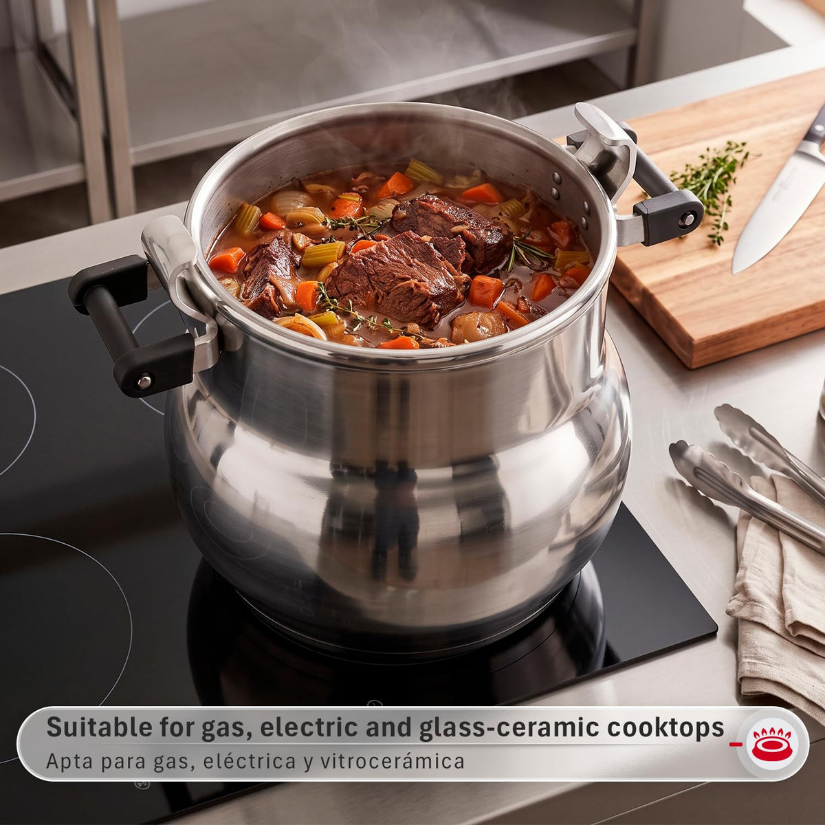23.2-Quart Aluminum Pressure Cooker F631
