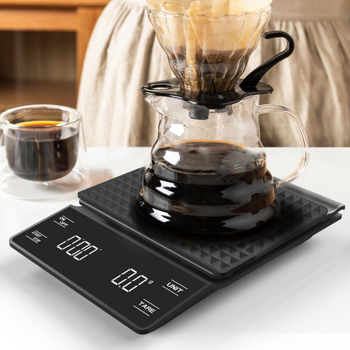 0.1g High Precision Coffee Scale with Timer H46682