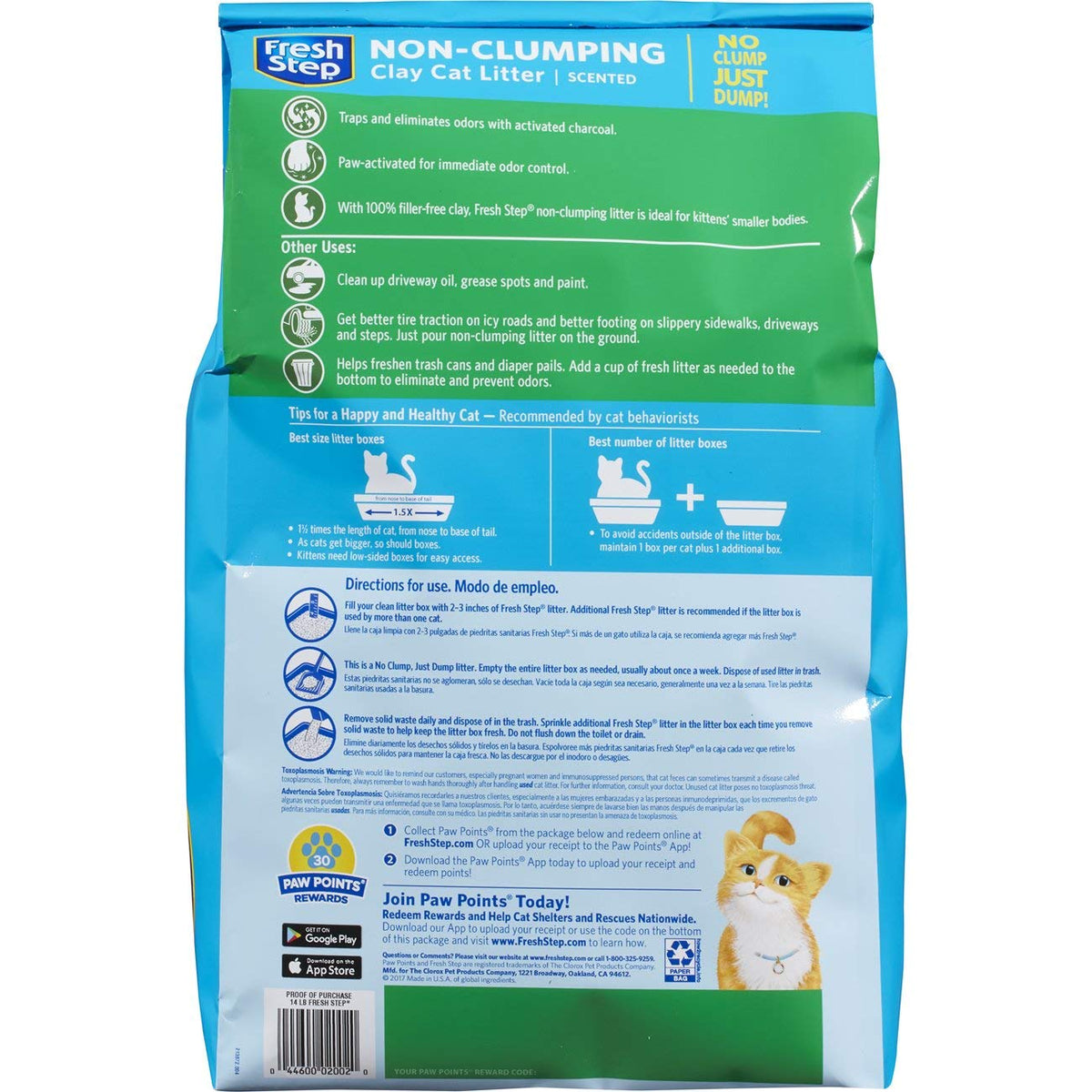 Non Clumping Cat Litter With 7-Day Odor Control, 14 lb. Bag M687