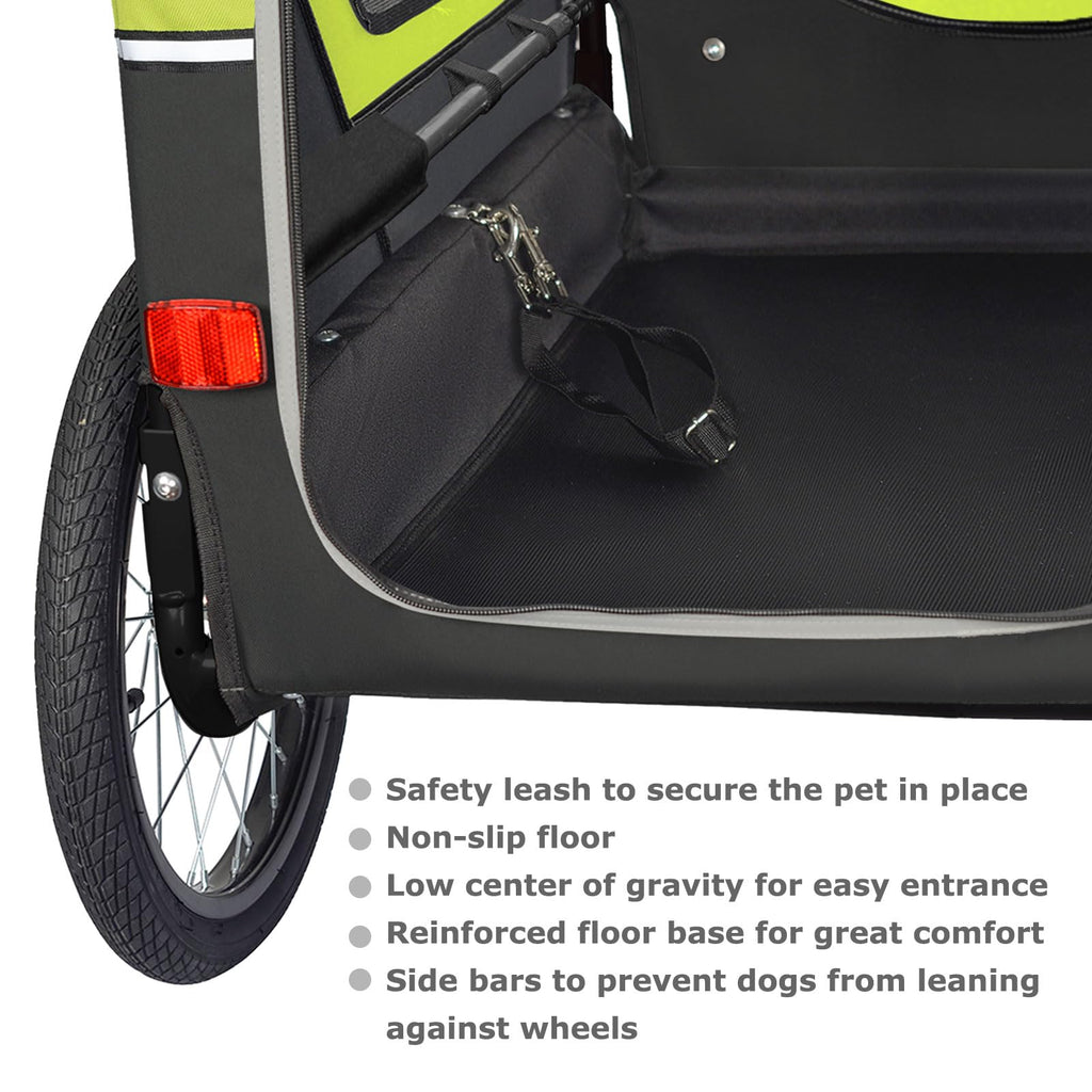 XL Pet Bike Trailer & Stroller with Suspension Wheels X917