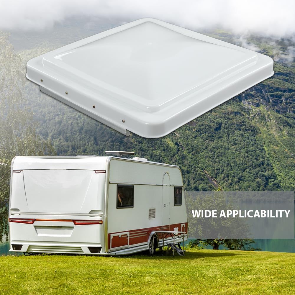 14" x 14" White Roof Vent Cover J4505