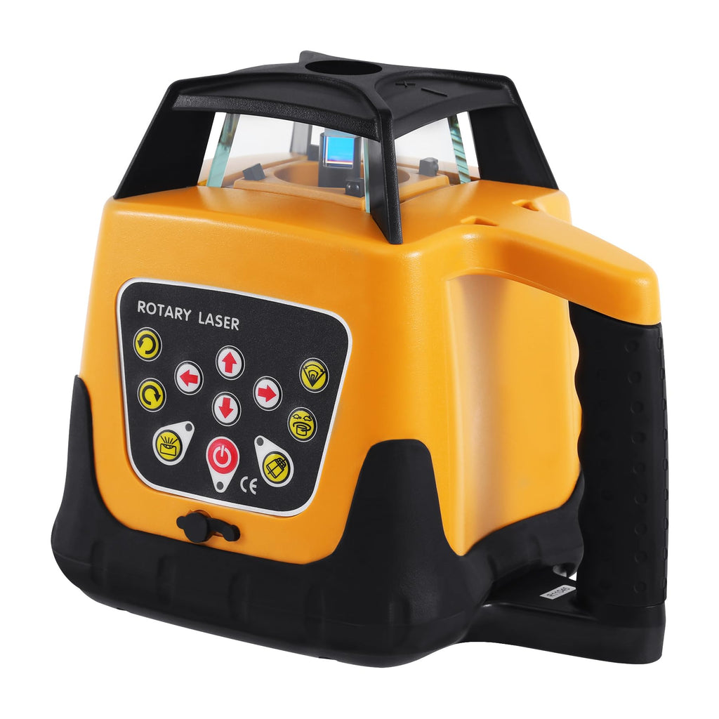 Red Beam Rotary Laser Level Kit with Tripod C9049