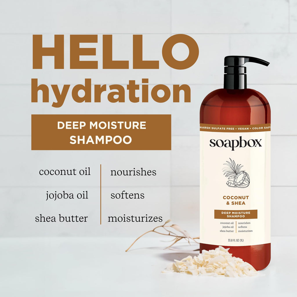 Coconut & Shea Shampoo & Conditioner Set H9915