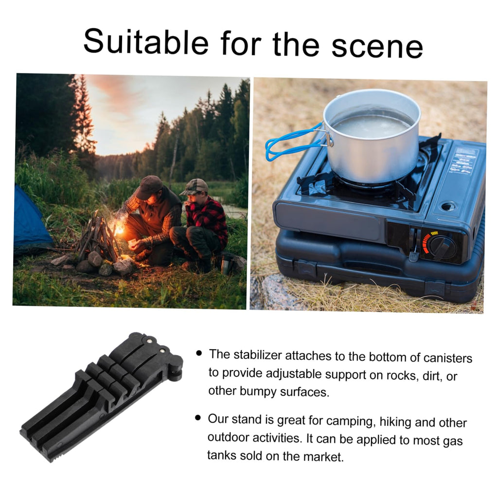Compact Folding Propane Camp Stove Canister Stand O4076