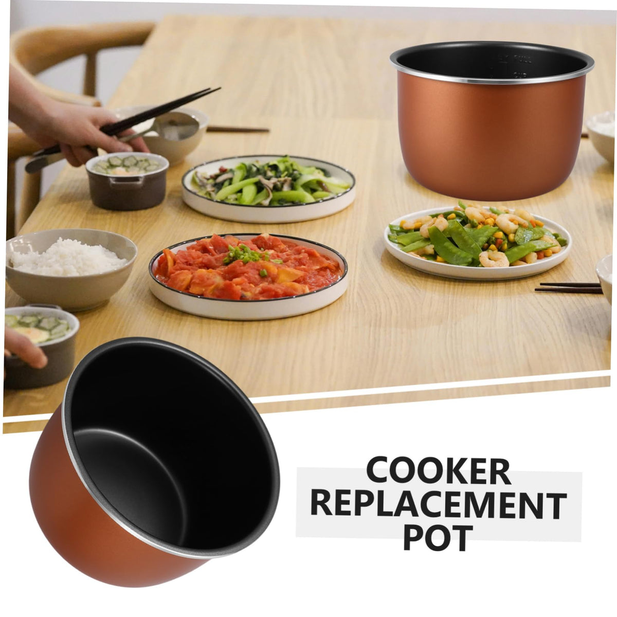 Aluminum Alloy Non-stick 4l Replacement Inner Pot C626
