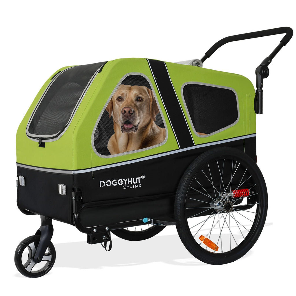 XL Pet Bike Trailer & Stroller with Suspension Wheels X917