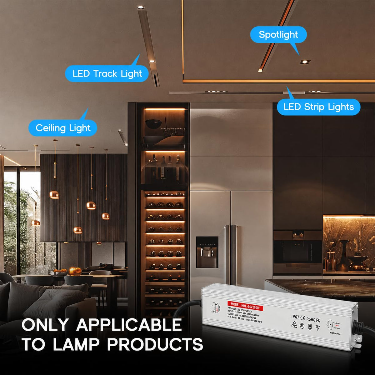24V 200W IP67 Waterproof LED Power Supply F28562