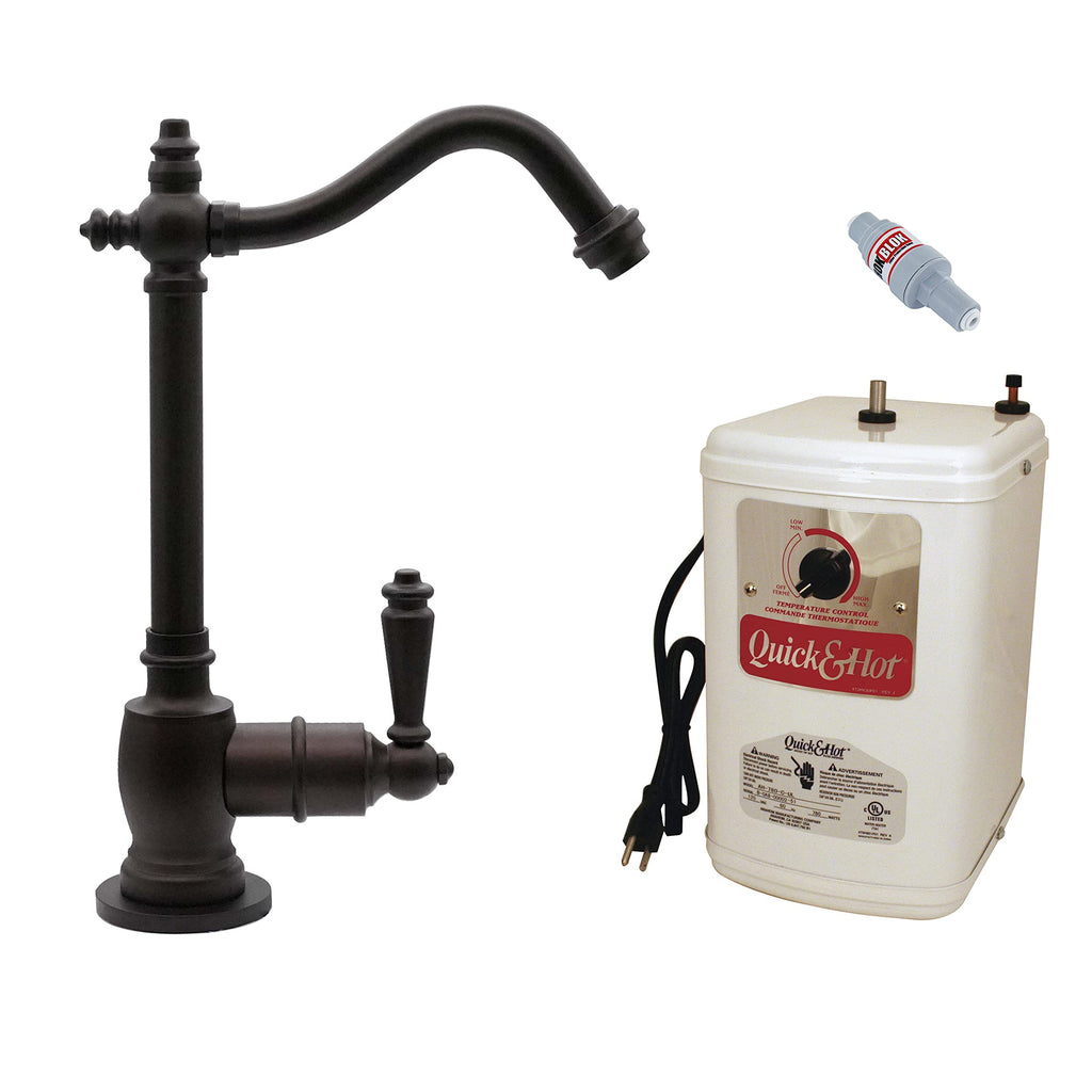 9" 1-Handle Hot Water Dispenser Faucet with Heating Tank, Oil Rubbed Bronze W83976
