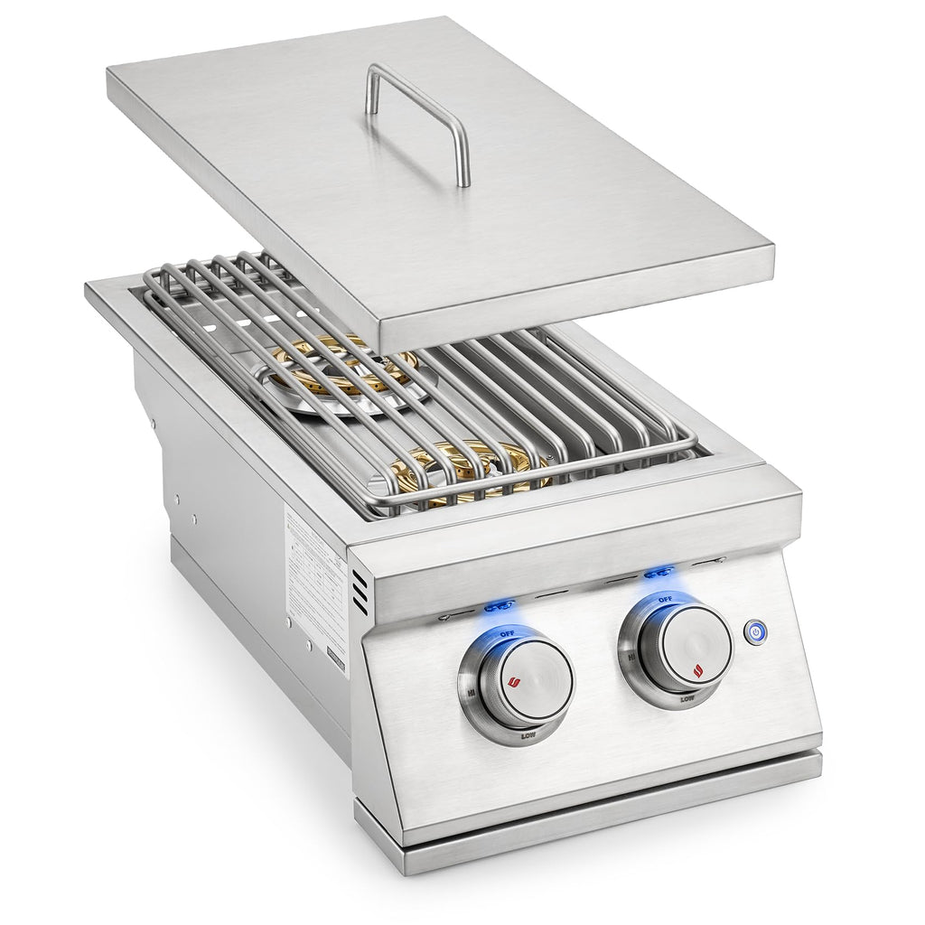 24,000BTU Liquid Propane Double Side Burner H98219