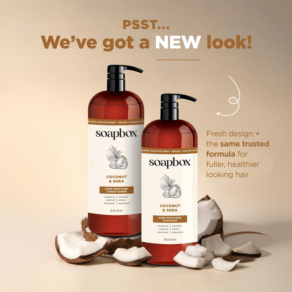Coconut & Shea Shampoo & Conditioner Set H9915