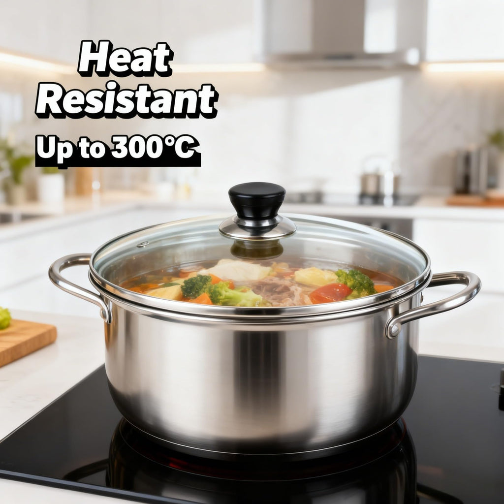 10 Inch Tempered Glass Replacement Pan Lid with Steam Vent U621