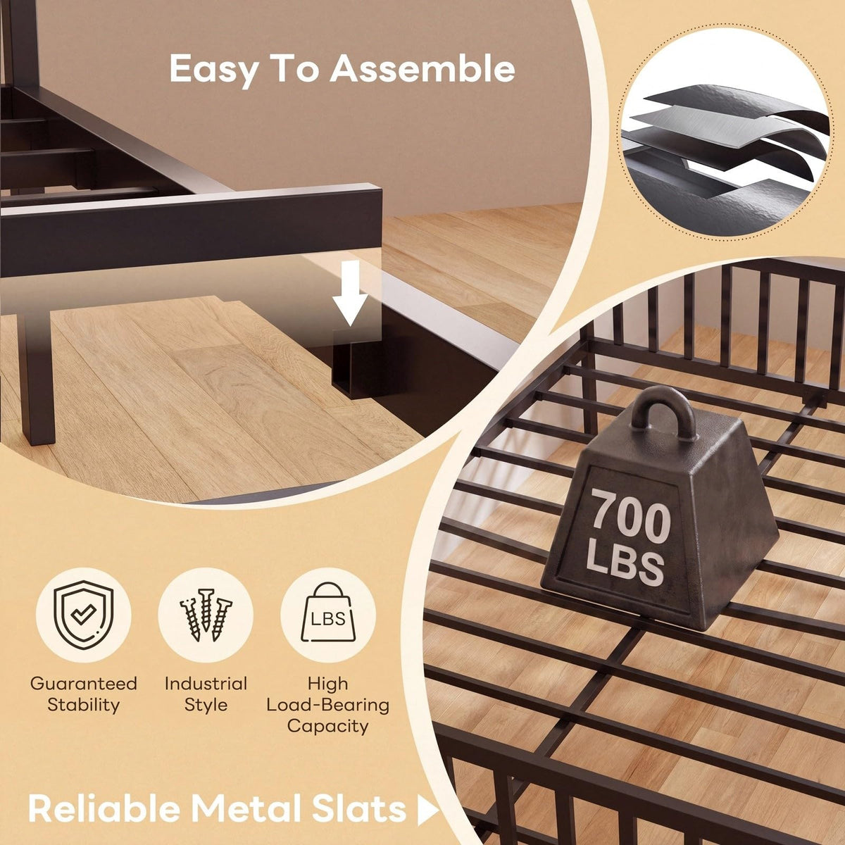 Black Daybed with Trundle P704