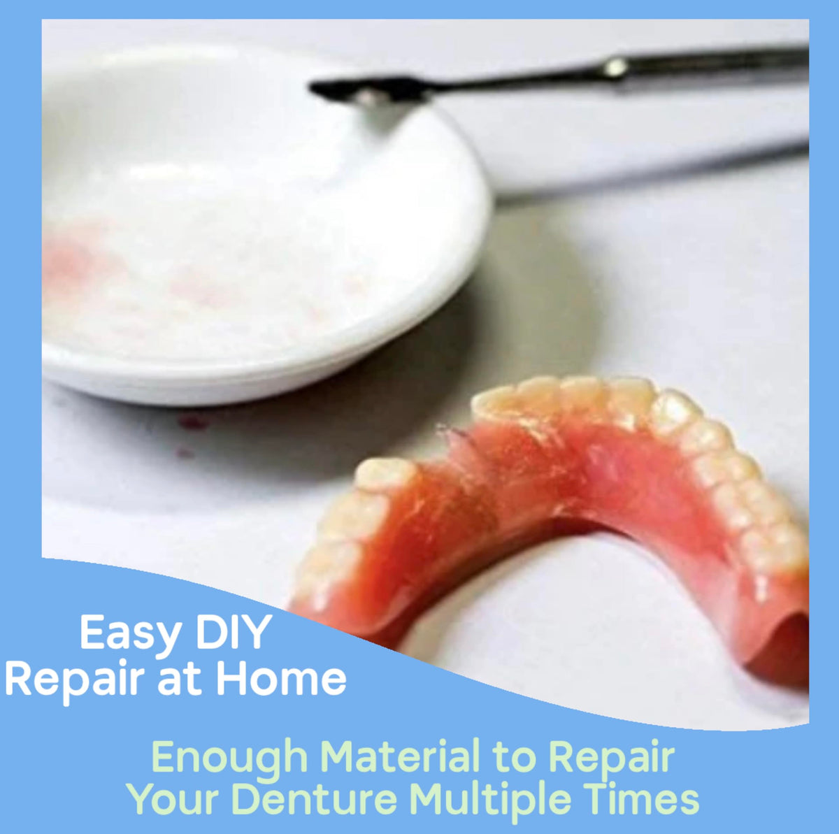 Denture Repair Kit with 28 Denture Teeth E934