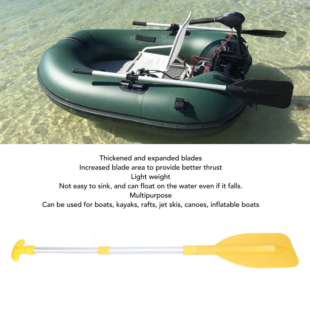 2Pcs Telescopic Adjustable Canoe Paddles R699233