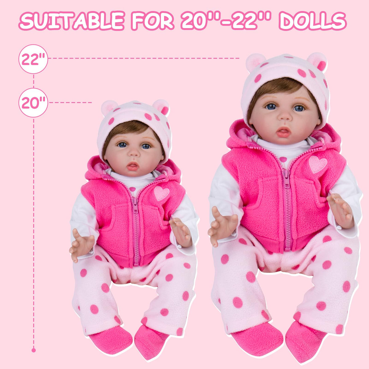Baby Dolls Clothes for 20-24 inch Newborn Dolls N874749