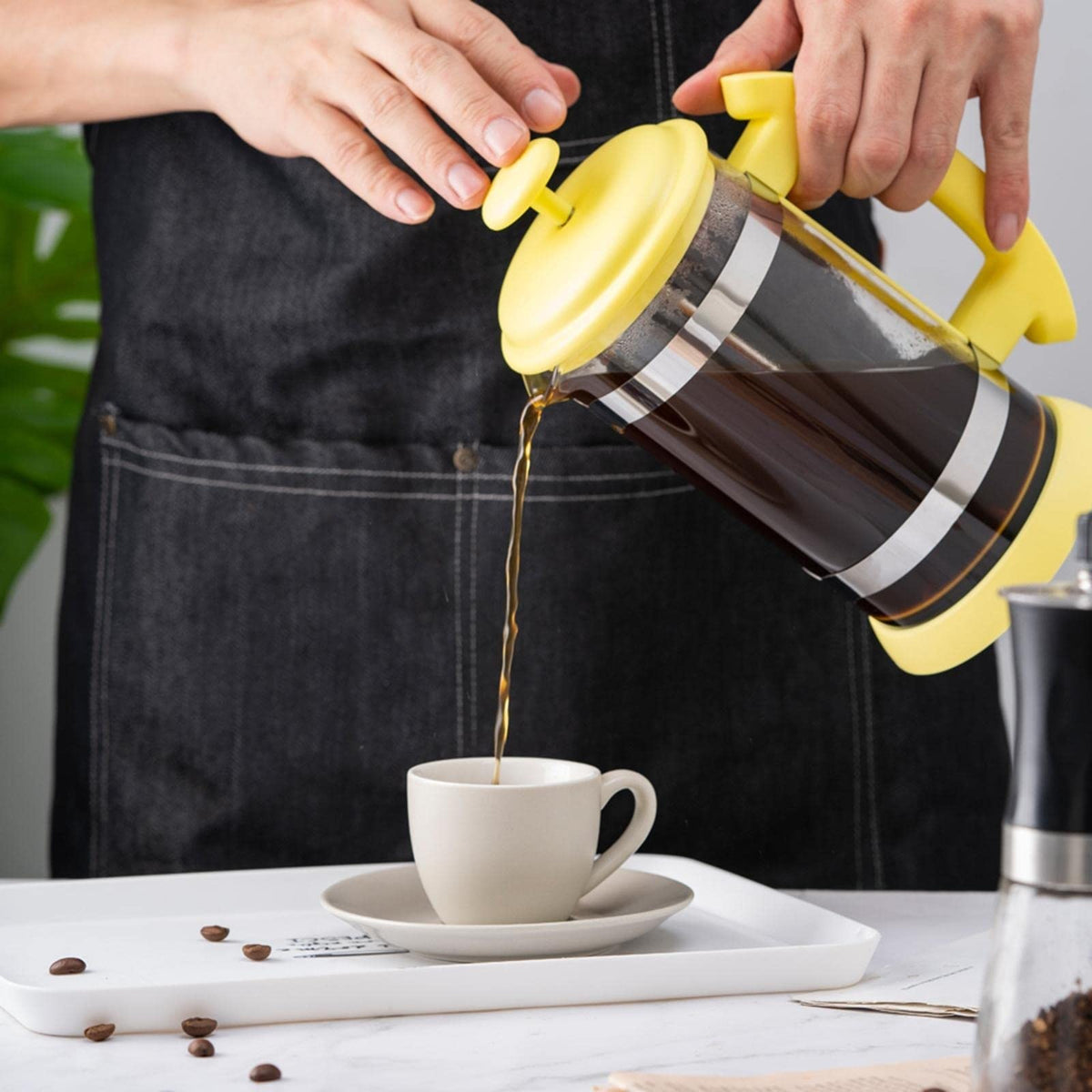 1L Stainless Steel Coffee Maker D546
