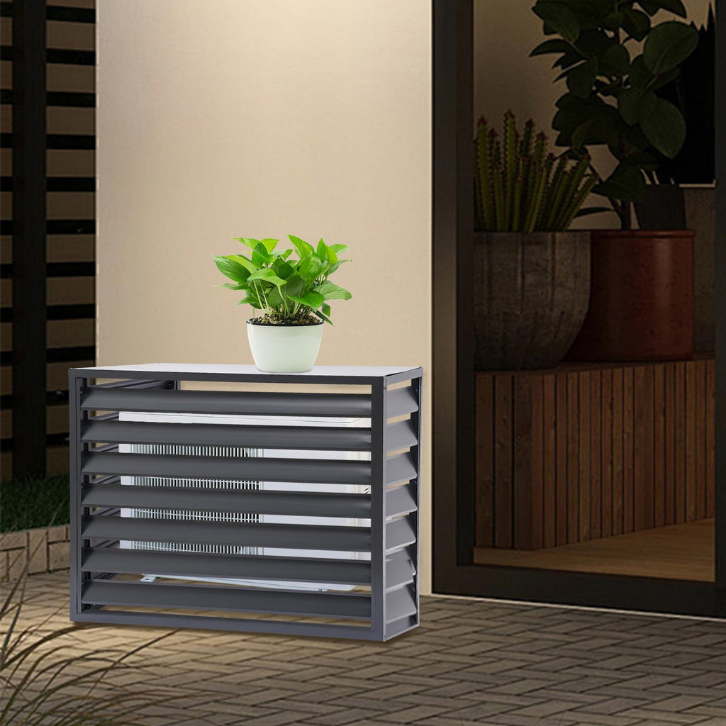 43x23x31 Inch Aluminum Alloy Air Conditioner Fence Screen U39803