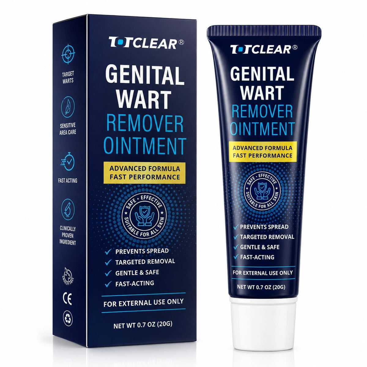 Salicylic Acid Wart Remover Cream 0.7 oz D40624