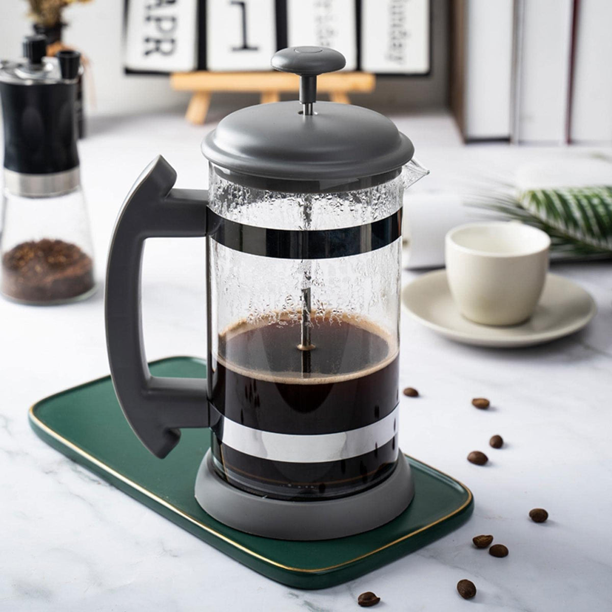 1L Stainless Steel Coffee Maker D546
