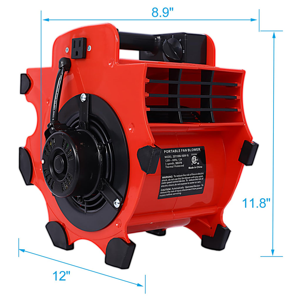 3-Speed Heavy-Duty Floor and Carpet Dryer T4796