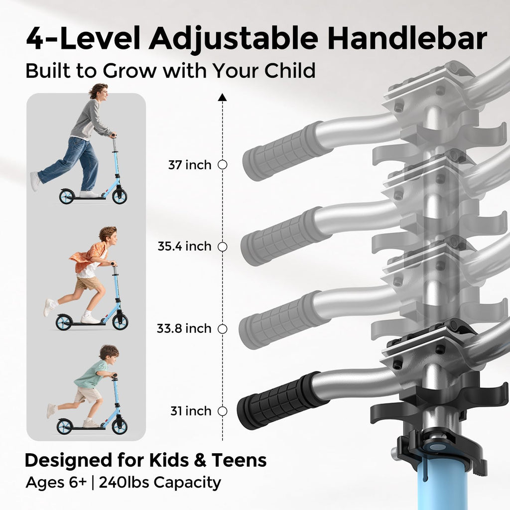 Kick Scooter with 8 Big Wheels G2489