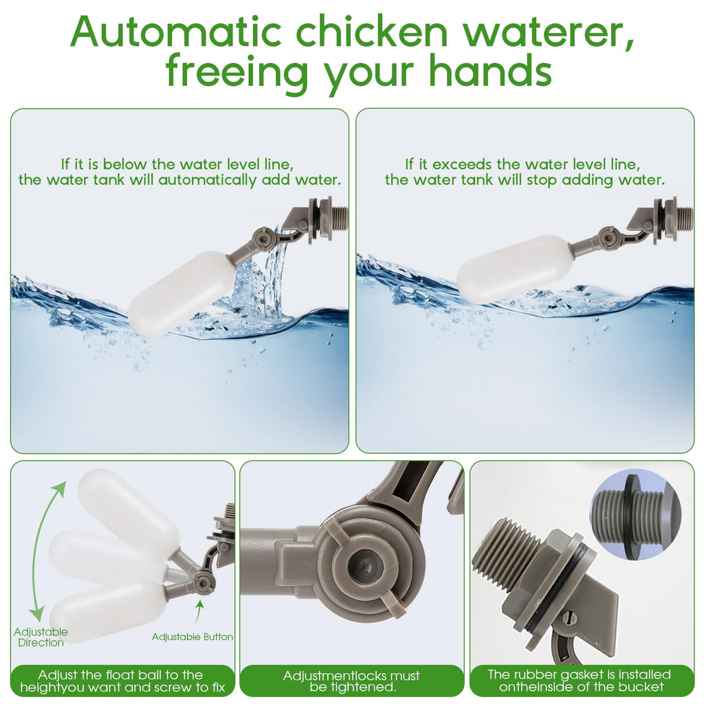 Automatic Chicken Waterer with Four Water Cups X460