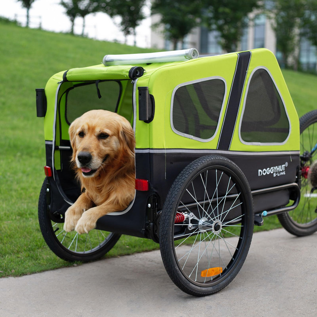 XL Pet Bike Trailer & Stroller with Suspension Wheels X917