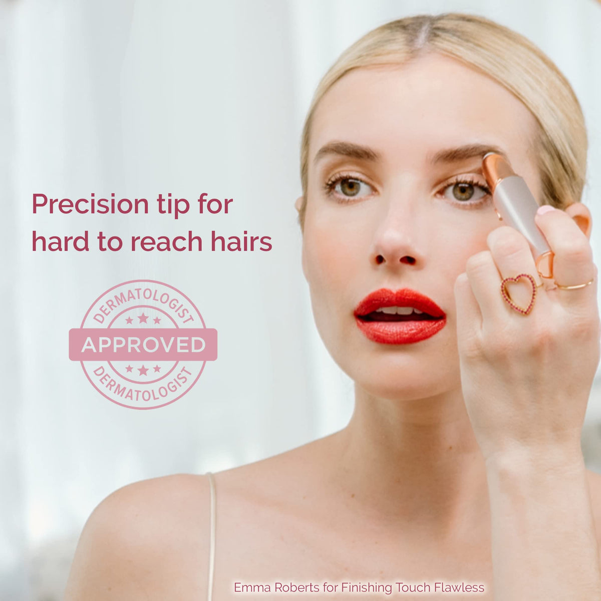 Electric Eyebrow Hair Remover Razor with LED Light Q924