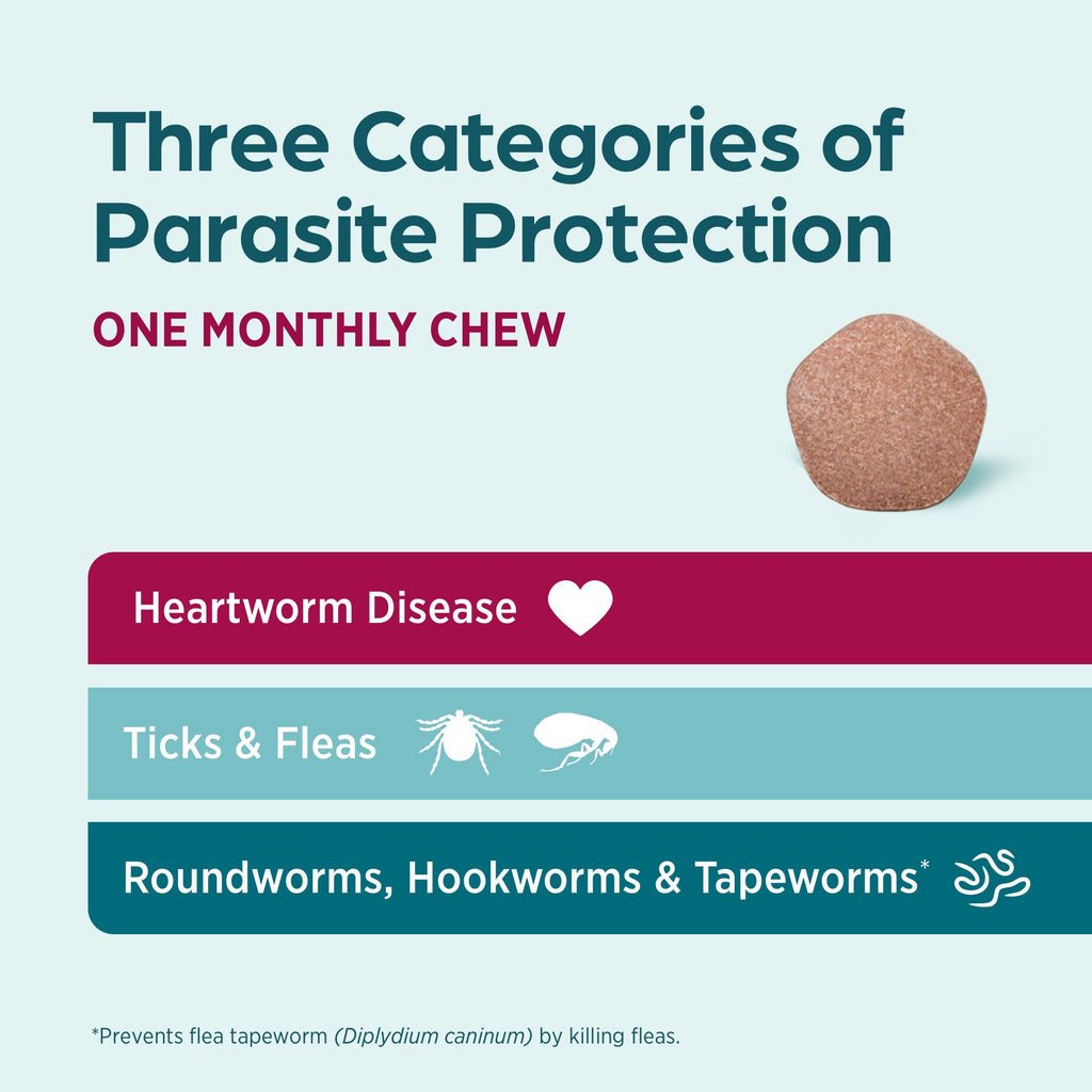 Chewable for Dogs Liver Flavor 88.1-132 lbs 1-Month R665163
