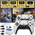 4K HDMI Retro Gaming Console with 64GB TF Card and 2.4G Wireless Controllers E58577