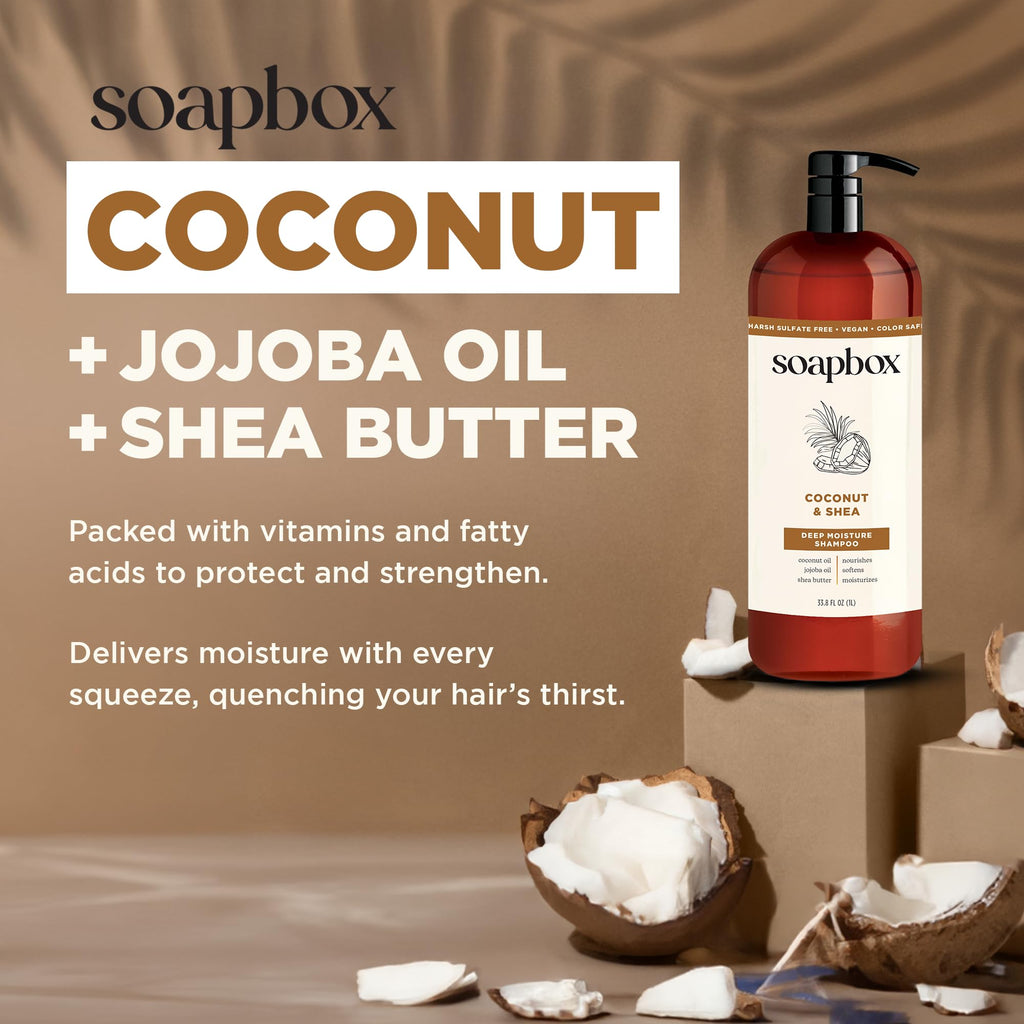 Coconut & Shea Shampoo & Conditioner Set H9915