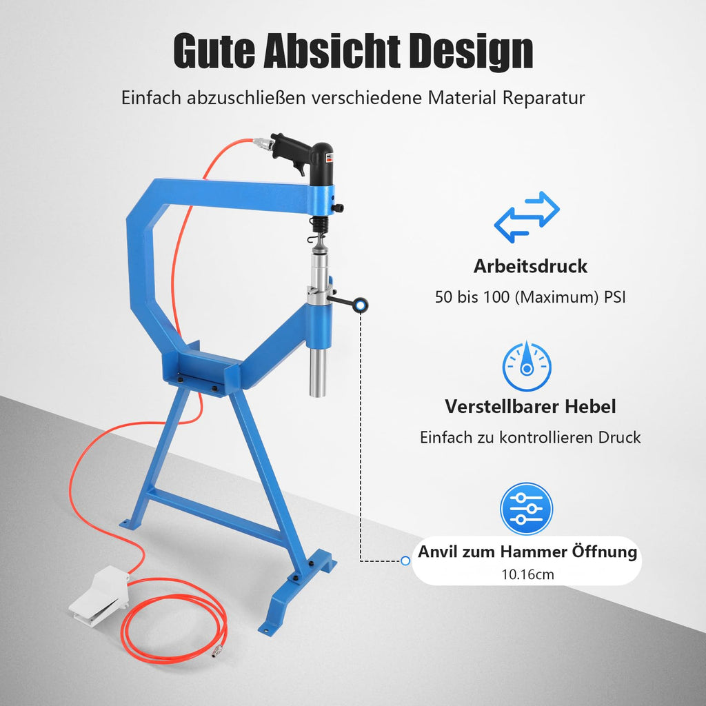 Pneumatic Planishing Hammer with Stand & Pedal G804108