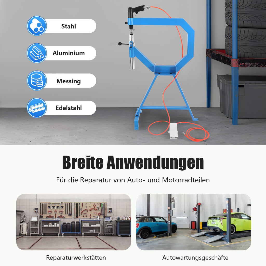 Pneumatic Planishing Hammer with Stand & Pedal G804108