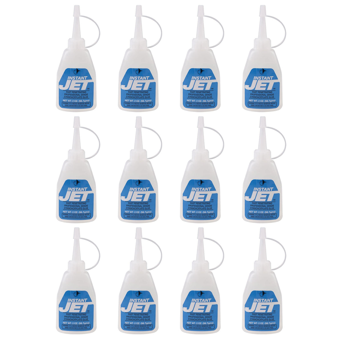 2 oz 12-Pack Fast-Action Multipurpose CA Adhesive D281651