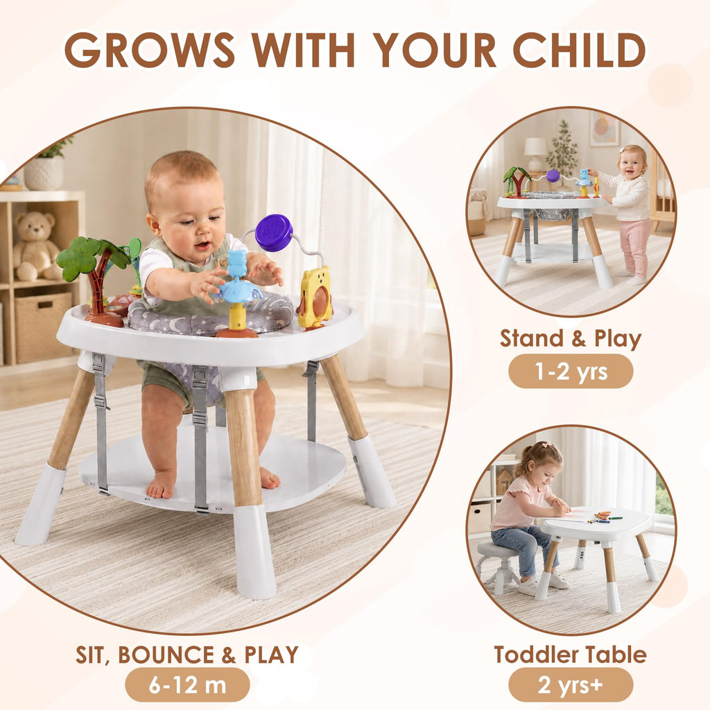 Baby Activity Center, 6-in-1 Stationary Jumper T528307