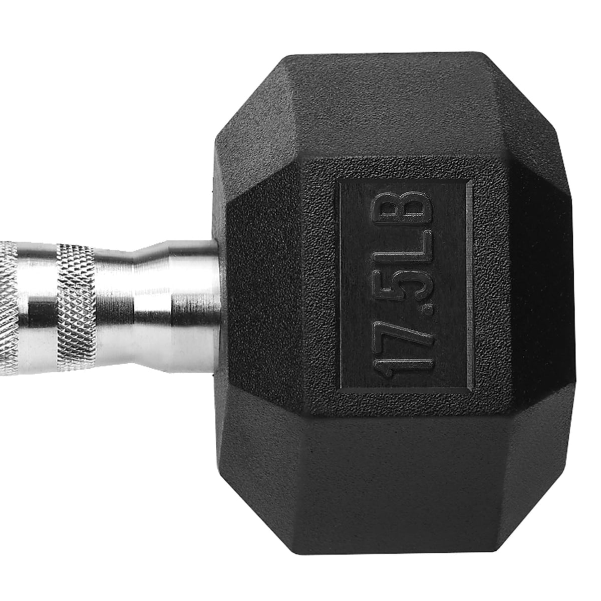 Rubber Coated Cast Iron Hex Dumbbells C1249