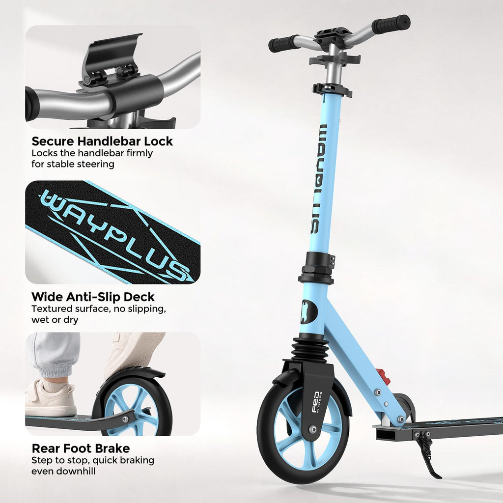 Kick Scooter with 8 Big Wheels G2489